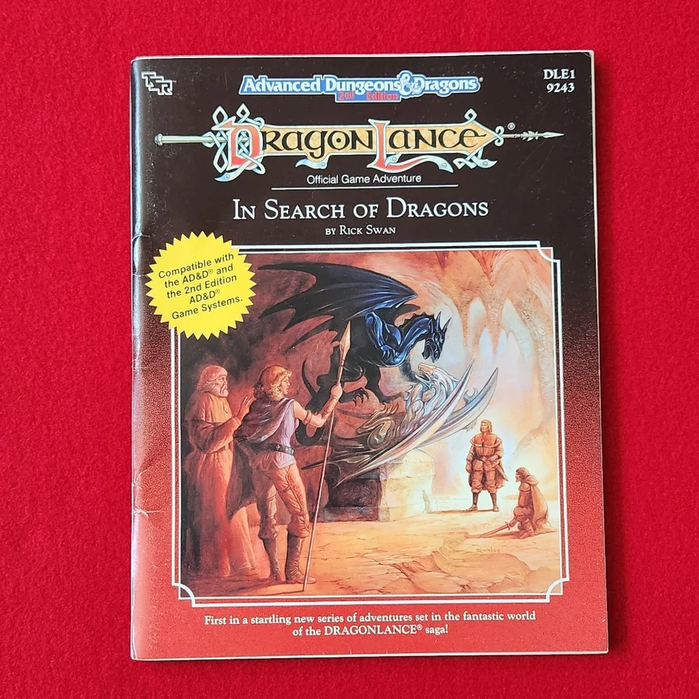 Dragonlance Advanced Dungeons & Dragons Module Adventure Set 1989 - Picture 2 of 14